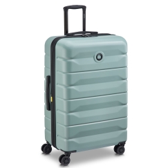 Delsey Air Armour Expandable 76 cm matkalaukku, vihreä