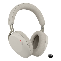 Jabra Evolve3 85 MS + Link 390c Austiņas Bezvadu Zvani / mūzika USB Veids-C Bluetooth Pelēks