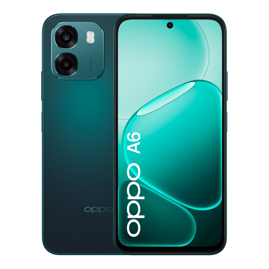 OPPO A6 17.1 cm (6.75") Dual SIM Android 15 4G USB Type-C 6 GB 256 GB 6550 mAh Black
