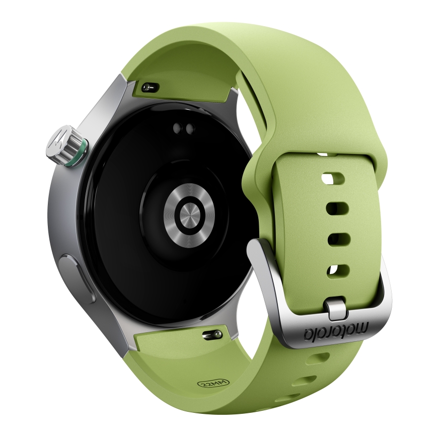 Motorola Moto Watch 3.63 cm (1.43") OLED 47 mm Digital Touchscreen Silver GPS (satellite) – 4