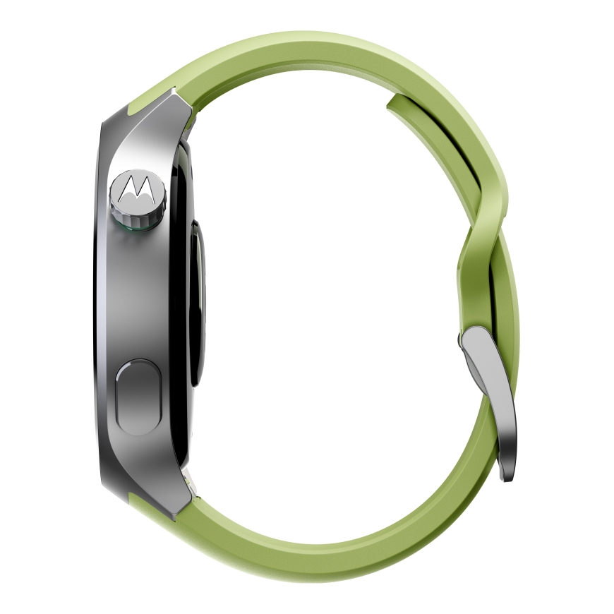 Motorola Moto Watch 3.63 cm (1.43") OLED 47 mm Digital Touchscreen Silver GPS (satellite) – 5