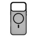 FoneKit MagSafe Soft Touch kaitseümbris, iPhone 18 Pro Max / 17 Pro Max, must/hall FoneKit MagSafe Soft Touch kaitseümbris, iPhone 18 Pro Max / 17 Pro Max, must/hall