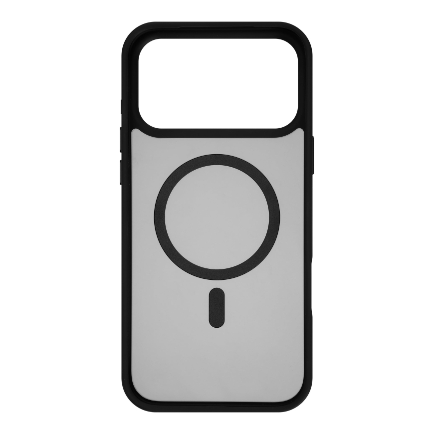 FoneKit MagSafe Soft Touch kaitseümbris, iPhone 18 Pro Max / 17 Pro Max, must/hall – 2