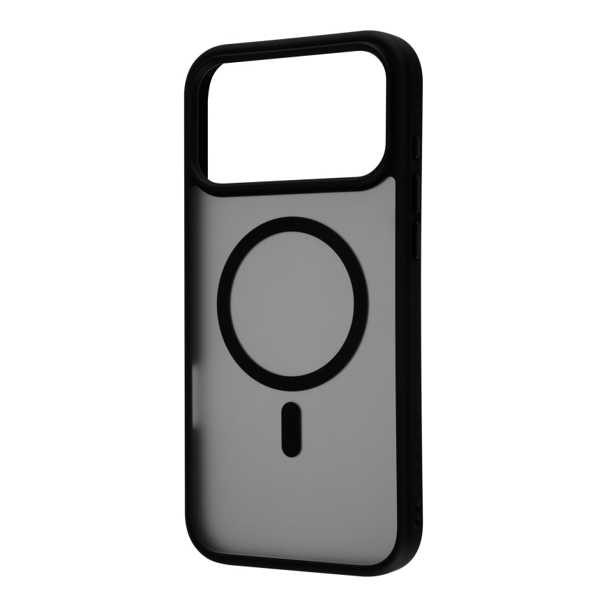 FoneKit MagSafe Soft Touch kaitseümbris, iPhone 18 Pro Max / 17 Pro Max, must/hall – 4