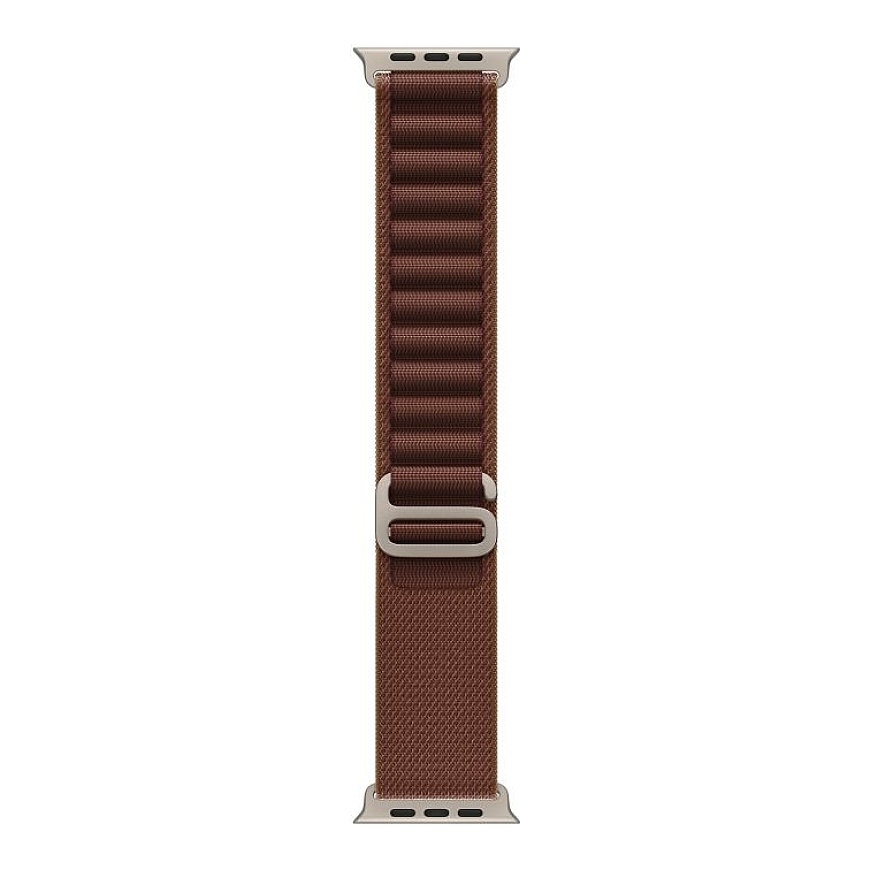 49 mm Burgundy Alpine Loop - Medium - Natūralus titano apdaila
