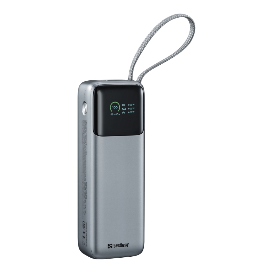 Sandberg 421-30 akupank Liitiumpolümeer (LiPo) 20000 mAh Must, Hall – 4