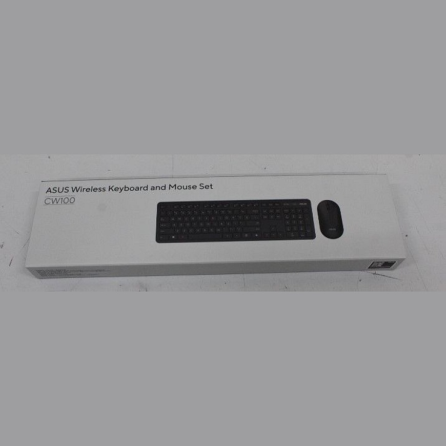 SALE OUT. CW100 KEYBOARD+MOUSE/BK/UI/104 | CW100 | Keyboard and Mouse Set | Wireless | US | DEMO | Black