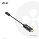 CLUB3D CAC-1333 videokaabliadapter 0,22 m HDMI tüüp A (Standard) USB tüüp-C Must CLUB3D CAC-1333 videokaabliadapter 0,22 m HDMI tüüp A (Standard) USB tüüp-C Must