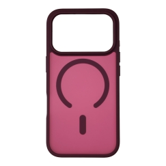 FoneKit MagSafe Soft Touch kaitseümbris, iPhone 18 Pro Max / 17 Pro Max, veinipunane