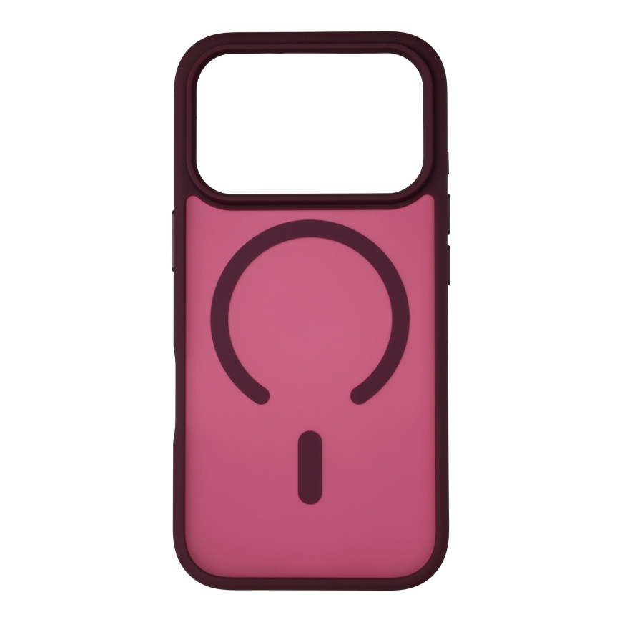 FoneKit MagSafe Soft Touch kaitseümbris, iPhone 18 Pro Max / 17 Pro Max, veinipunane