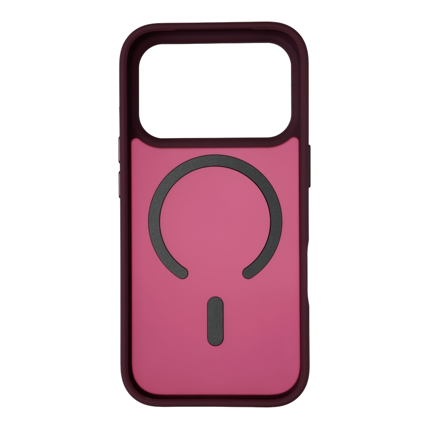 FoneKit MagSafe Soft Touch kaitseümbris, iPhone 18 Pro Max / 17 Pro Max, veinipunane – 2