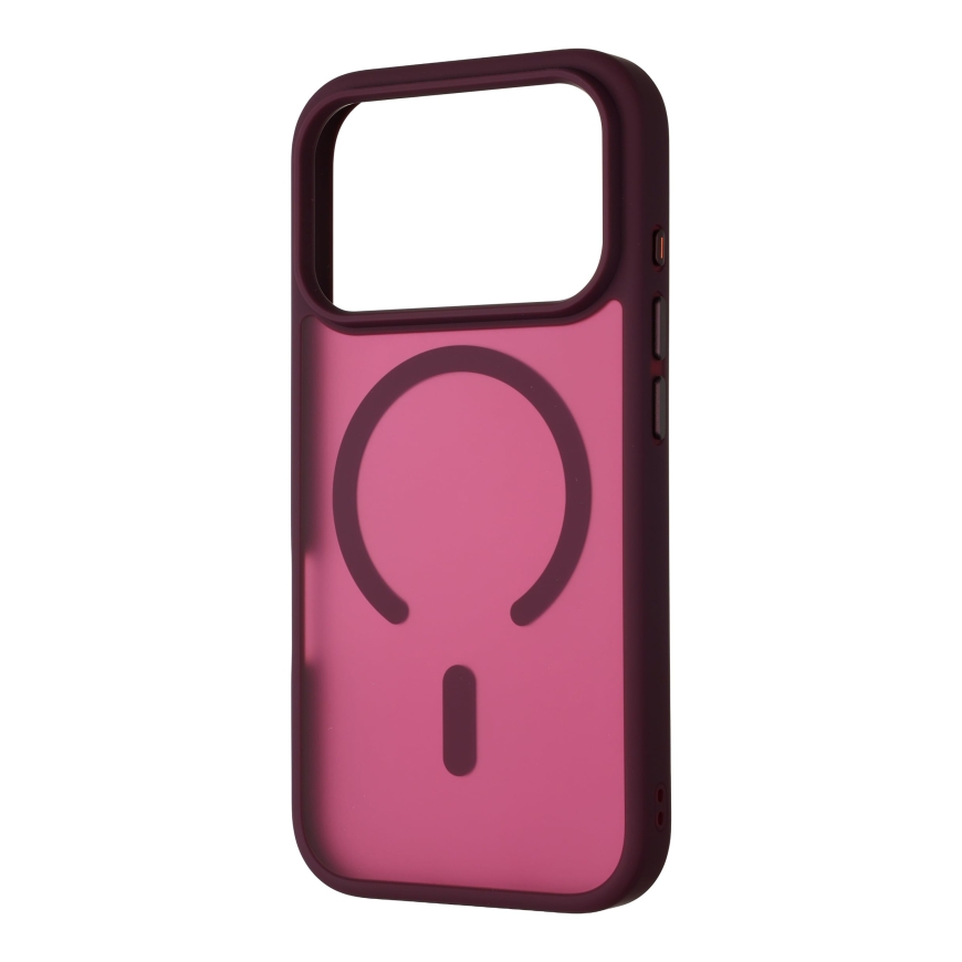 FoneKit MagSafe Soft Touch kaitseümbris, iPhone 18 Pro Max / 17 Pro Max, veinipunane – 4