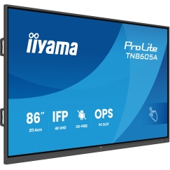 iiyama TN8605A-B1AG Signage Display Interactive flat panel 2.17 m (85.6") 500 cd/m² 4K Ultra HD Black Touchscreen