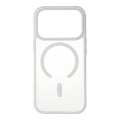 FoneKit MagSafe Soft Touch kaitsekorvi, iPhone 18 Pro / 17 Pro, valge