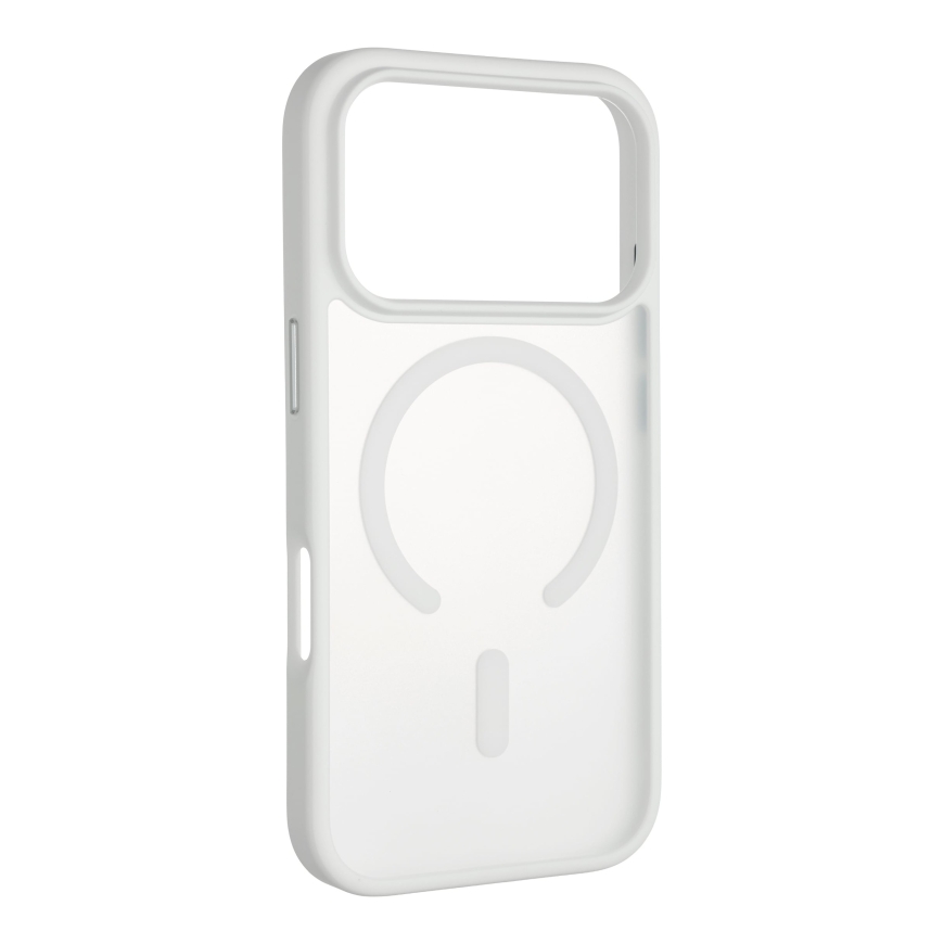 FoneKit MagSafe Soft Touch kaitsekorvi, iPhone 18 Pro / 17 Pro, valge – 3