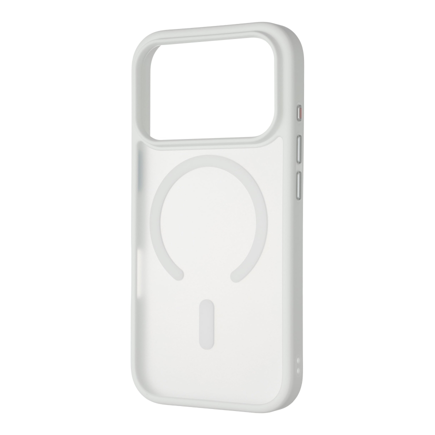 FoneKit MagSafe Soft Touch kaitsekorvi, iPhone 18 Pro / 17 Pro, valge – 4
