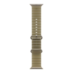 49mm Translucent Kelp Ocean Band - Natural Titanium Finish