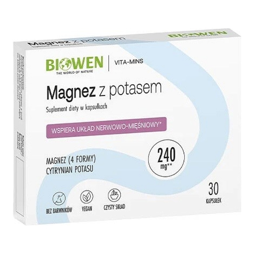 BIOWEN Magnesium with potassium – dietary supplement
