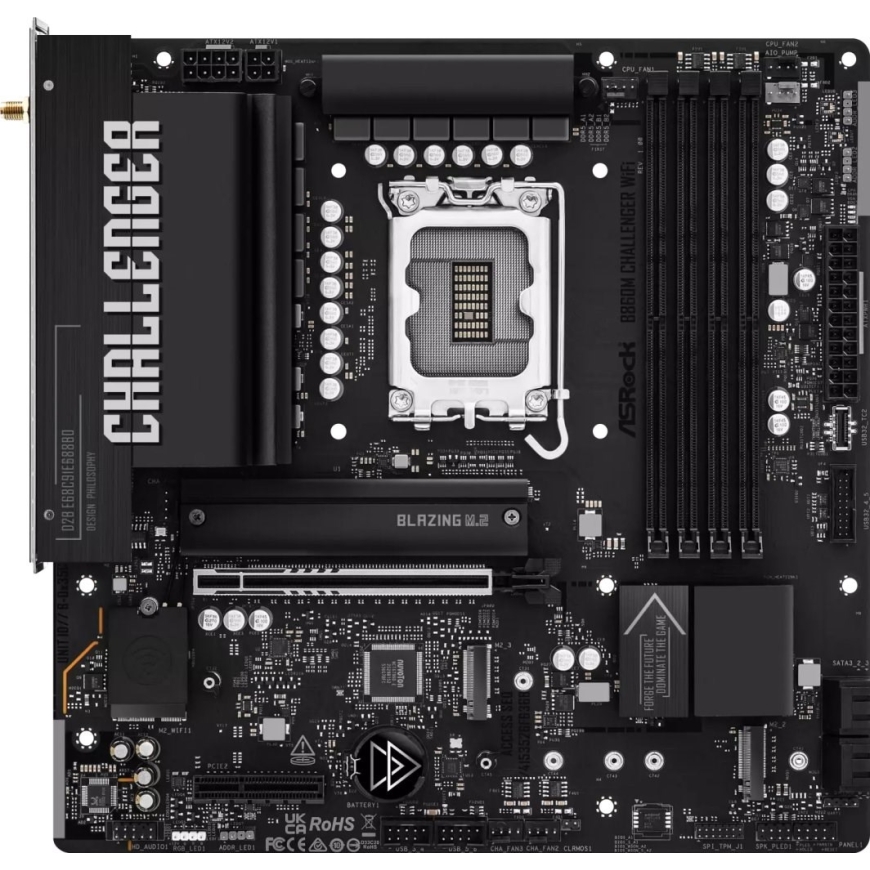 Asrock B860M CHALLENGER WIFI motininė plokštė
