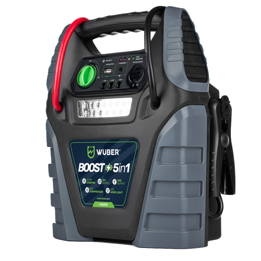 5-in-1 booster compressor with jump starter W14270 WUBER