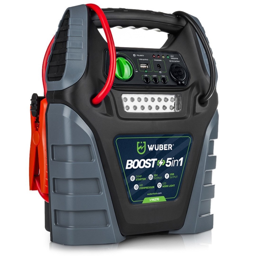 5-in-1 booster compressor with jump starter W14270 WUBER – 3