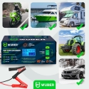 Microprocessor-controlled car battery charger 10 A 6–150 Ah 2–24 V W14018 WUBER Microprocessor-controlled car battery charger 10 A 6–150 Ah 2–24 V W14018 WUBER