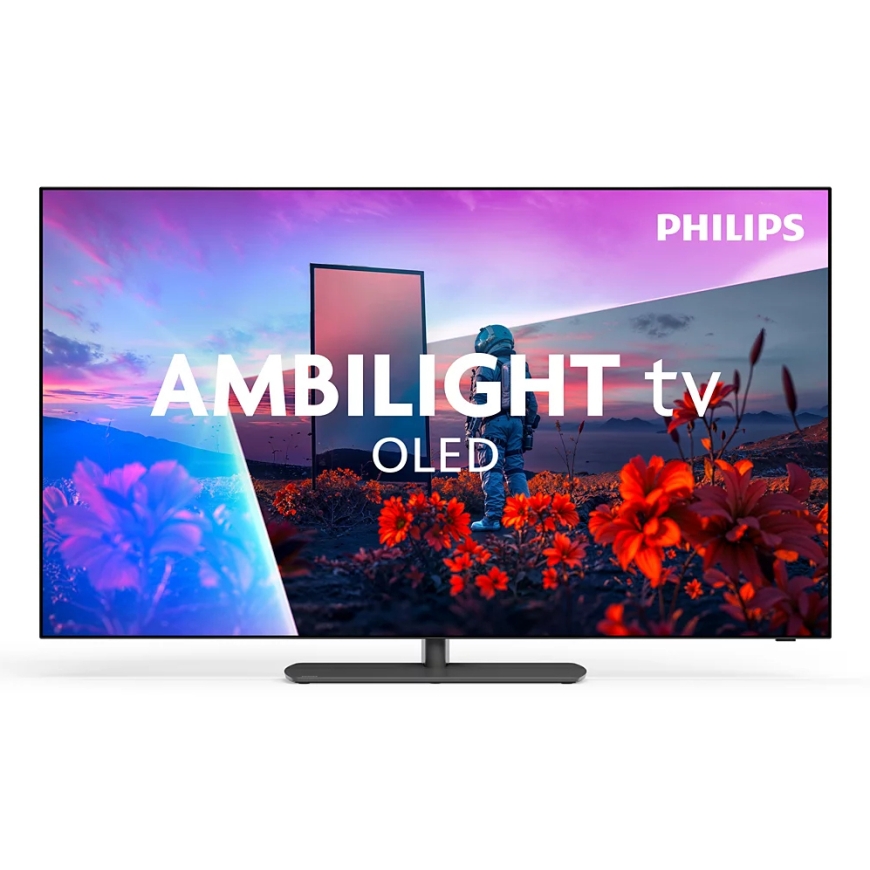 Philips Ambilight 55OLED811/12 televizors 139,7 cm (55") 4K Ultra HD Viedtelevizors Wi-Fi Pelēks
