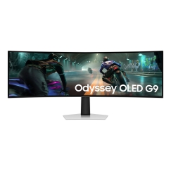 Samsung G91SD PC lamekuvar 124,5 cm (49") 5120 x 1440 pikslit Dual QHD OLED-ekraan Hõbe