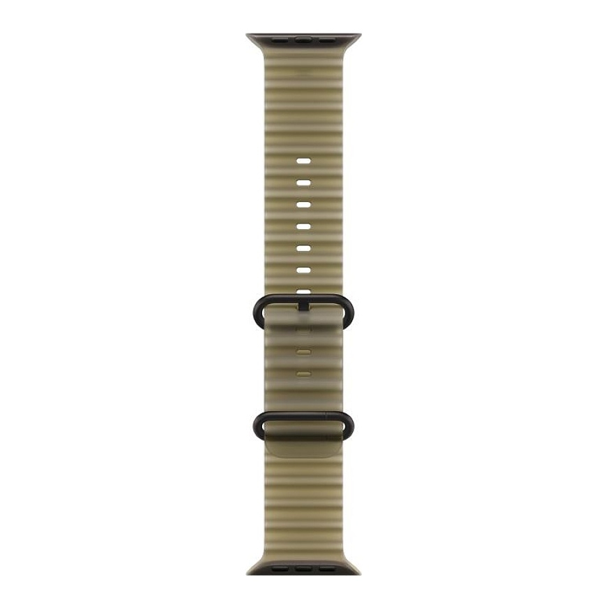 49mm Translucent Kelp Ocean Band - Black Titanium Finish