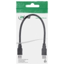 InLine 35203 USB-kaabel USB 3.2 Gen 1 (3.1 Gen 1) 0,3 m USB A Mini-USB B Must InLine 35203 USB-kaabel USB 3.2 Gen 1 (3.1 Gen 1) 0,3 m USB A Mini-USB B Must