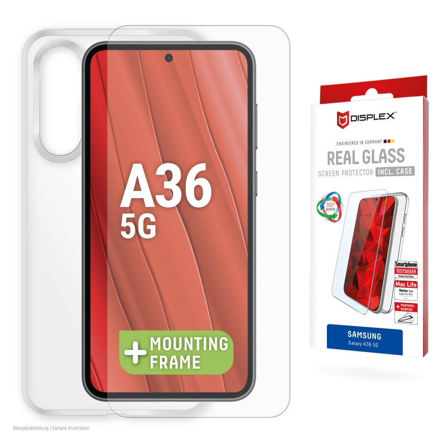 Displex 02112 Matkapuhelimen näyttö- ja taustasuoja Kirkas näytönsuoja Samsung 1 kpl