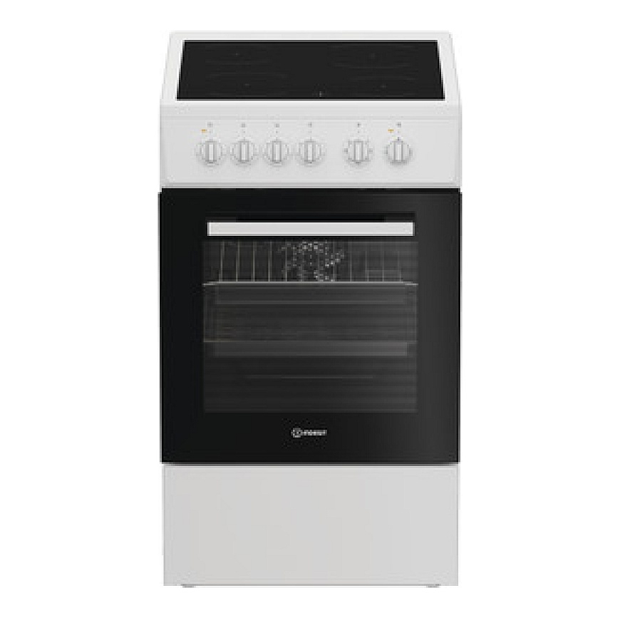 Indesit I5V8PMW virtuvas Pastatoma viryklė Elektrinis Keraminis Balta