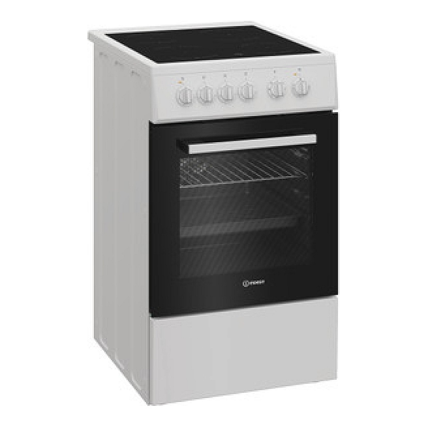 Indesit I5V8PMW virtuvas Pastatoma viryklė Elektrinis Keraminis Balta – 3