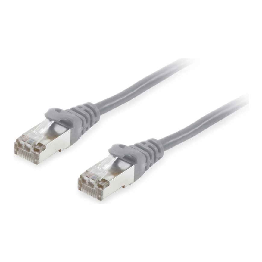 Equip 606703 verkkokaapeli Harmaa 1 m Cat6a S/FTP (S-STP) Pyöreä – 2