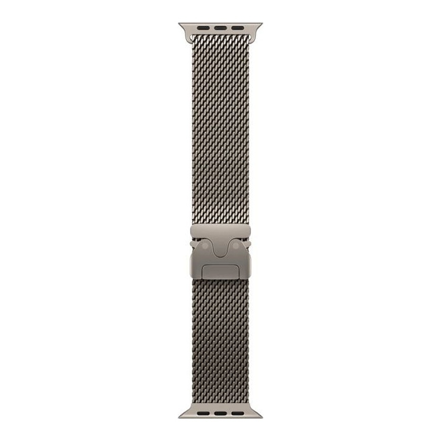 49mm Natural Titanium Milanese Loop - Small