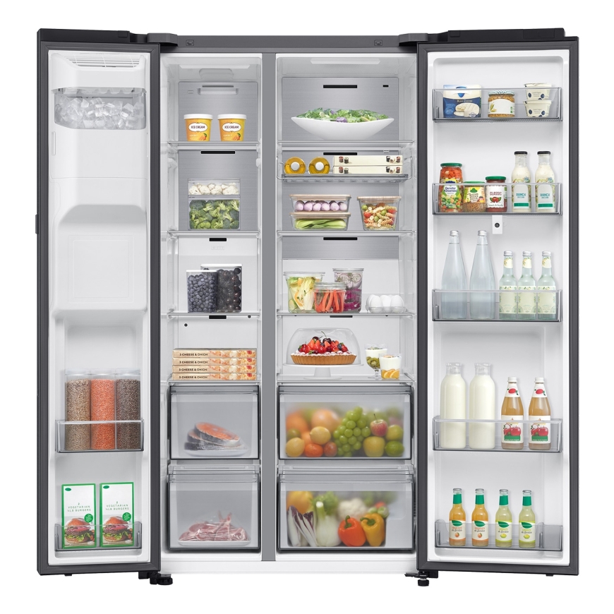 Samsung Series 9 RS90F66BEF side-by-side refrigerator Freestanding 614 L Black – 3