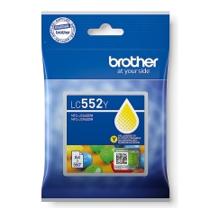 Brother LC552Y струйный картридж 1 шт Подлинный Желтый