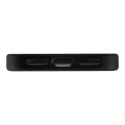 FoneKit MagSafe Soft Touch aizsargapvalks, iPhone 18 Pro / 17 Pro, melns/pelēks FoneKit MagSafe Soft Touch aizsargapvalks, iPhone 18 Pro / 17 Pro, melns/pelēks