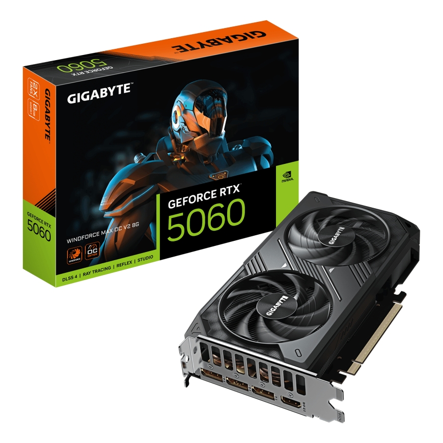 GIGABYTE GeForce RTX 5060 WINDFORCE MAX OC V2 8G