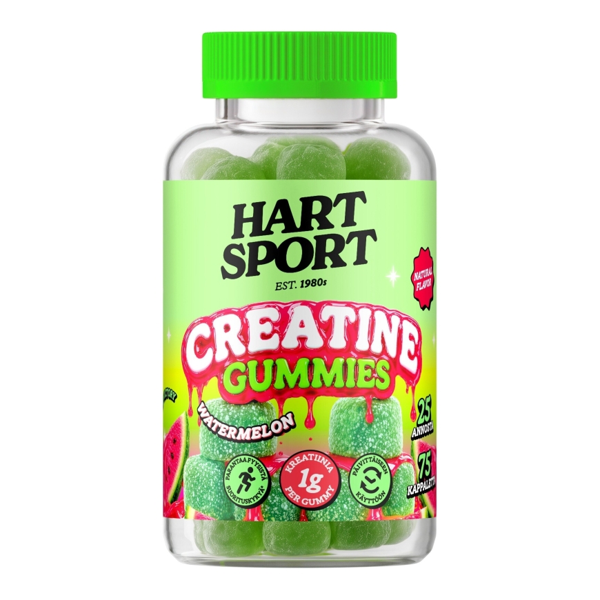 Hart-Sport Creatine Gummies, Watermelon, 75 pcs