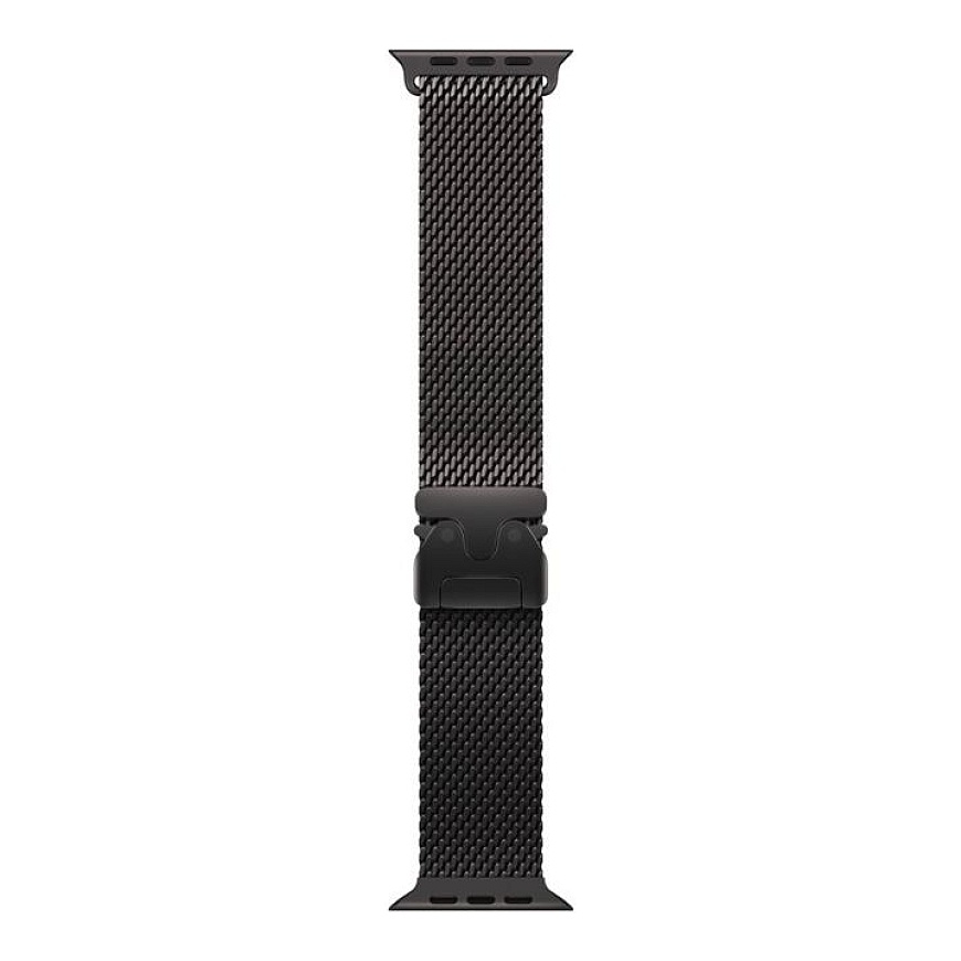 49mm Black Titanium Milanese Loop - Small