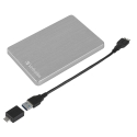 Verbatim Store 'n' Go ALU Slim ulkoinen kovalevy 1 TB 2.5" USB Type-C 3.2 Gen 1 (3.1 Gen 1) Hopea Verbatim Store 'n' Go ALU Slim ulkoinen kovalevy 1 TB 2.5" USB Type-C 3.2 Gen 1 (3.1 Gen 1) Hopea