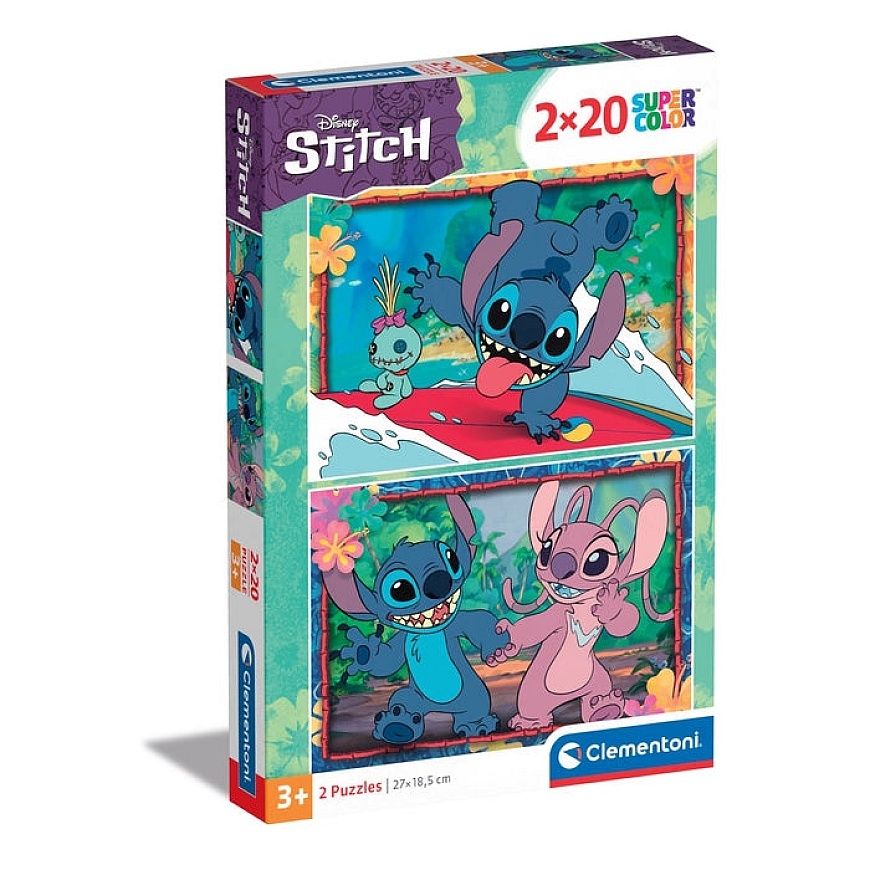 Clementoni Supercolor Disney Stitch Pusle 20 tk Multifilmid