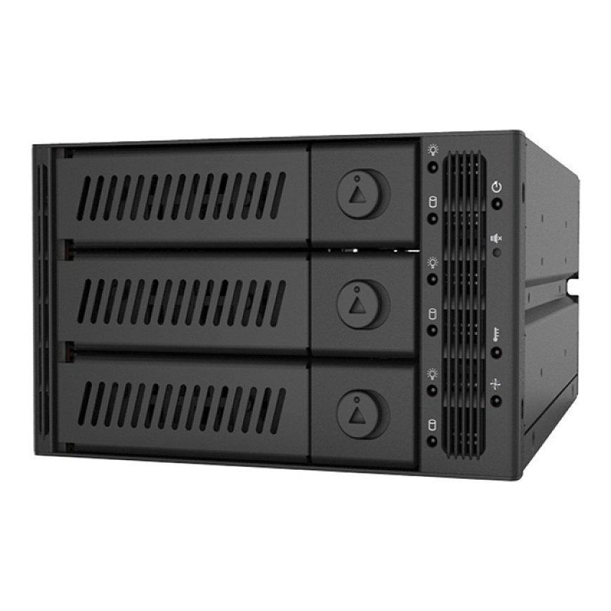 Chieftec CMR-2131SAS diska nodalījuma panelis Melns