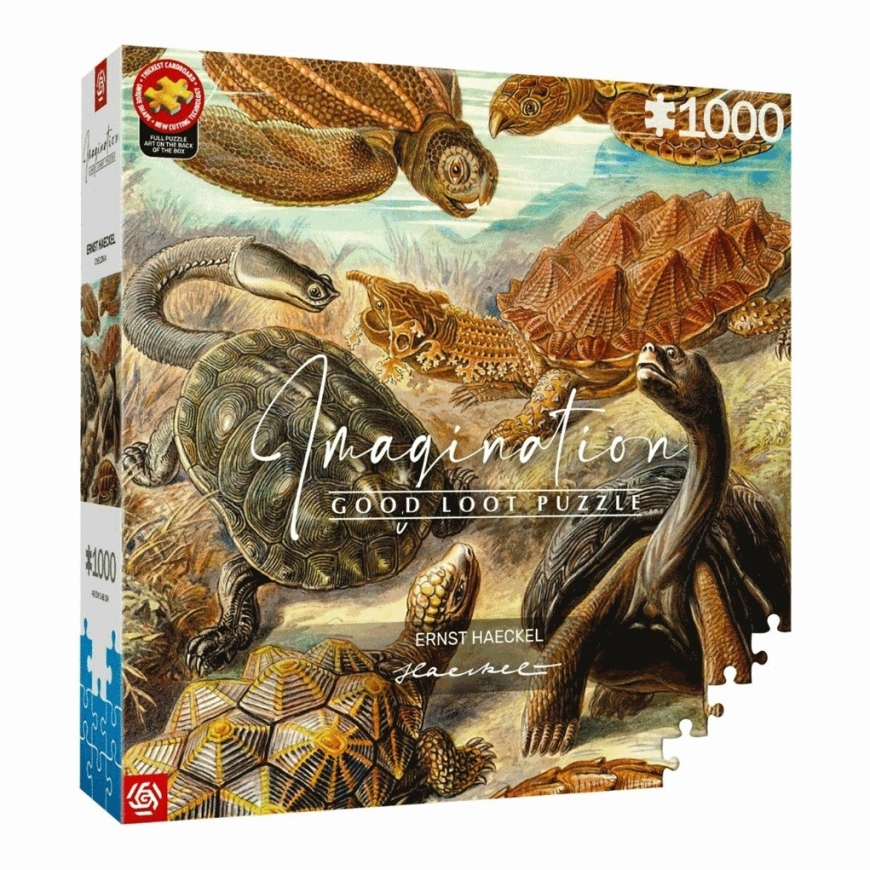 Palapeli Good Loot Imagination - Ernst Haeckel: Merikilpikonnat 1000 kpl