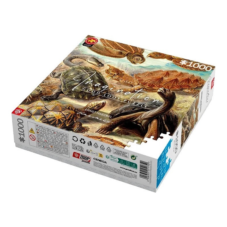 Puzzle Good Loot Imagination - Ernst Haeckel: Sea Turtles 1000 pcs – 4