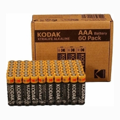 Kodak XTRALIFE AAA LR3 šarminės baterijos, 60 vnt.