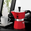 Moka 3 tassi Moka Express 5466 BIALETTI punane Moka 3 tassi Moka Express 5466 BIALETTI punane