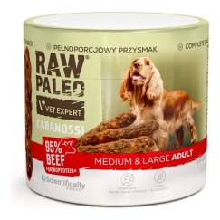 VETEXPERT Raw Paleo Cabanossi Beef Medium Large Mono - dog treat - 100g