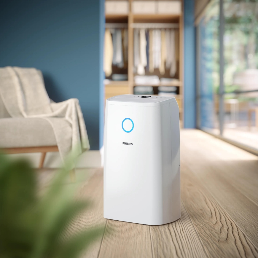 Philips 3000 series DE3306/11 dehumidifier 4 L 51 dB White, Light grey – 2